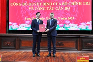Bộ Chính trị điều động, chỉ định đồng chí Hoàng Quốc Khánh giữ chức Bí thư Tỉnh ủy Lạng Sơn