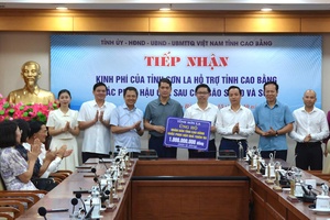 Tỉnh Sơn La và Bộ Công an hỗ trợ 3 tỷ đồng giúp Cao Bằng khắc phục hậu quả thiên tai