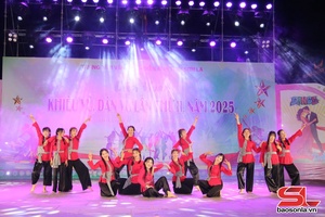 'Bế mạc Liên hoan khiêu vũ, dân vũ tỉnh Sơn La lần thứ II, năm 2025