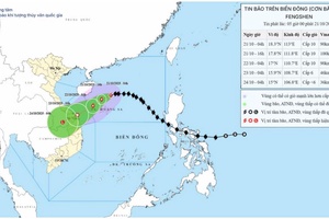 'Bão số 12 đang cách đặc khu Hoàng Sa khoảng 200km, dự kiến gây mưa lớn tới 900mm tại miền trung