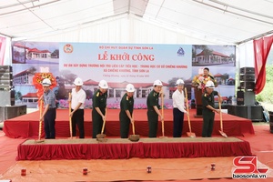 Khởi công xây dựng Trường nội trú liên cấp Tiểu học – THCS xã Chiềng Khương