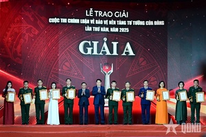 Lễ trao giải Cuộc thi chính luận về bảo vệ nền tảng tư tưởng của Đảng