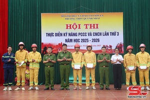 'Hội thi thực diễn kỹ năng phòng cháy, chữa cháy và cứu nạn, cứu hộ 