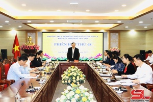 Phiên họp thứ 68  Thường trực HĐND tỉnh Sơn La khóa XV, nhiệm kỳ 2021-2026