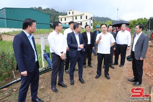 Thường trực Tỉnh ủy làm việc với Ban Thường vụ Đảng ủy các phường Tô Hiệu, Chiềng Cơi, Chiềng An, Chiềng Sinh