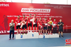'Giải Pickleball kỷ niệm 25 năm Ngày truyền thống Tổng Công ty Viễn thông Viettel