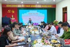 Đồng chí Chủ nhiệm UBKT Tỉnh ủy làm việc với Ban Thường vụ Đảng ủy xã Yên Châu