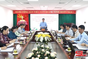 'Đồng chí Phó Chủ tịch UBND tỉnh làm việc với Sở Tư pháp