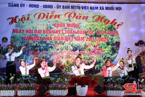 'Muổi Nọi tổ chức Hội diễn văn nghệ quần chúng