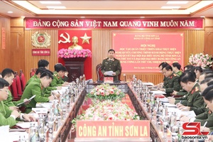 Đảng ủy Công an tỉnh Sơn La quán triệt triển khai nghị quyết Đại hội Đảng các cấp