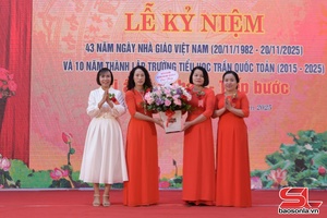 'Kỷ niệm 10 năm thành lập Trường Tiểu học Trần Quốc Toản