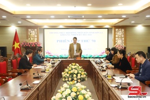 Phiên họp thứ 70 của Thường trực HĐND tỉnh khóa XV, nhiệm kỳ 2021 - 2026