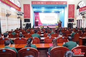 'Bộ Chỉ huy Quân sự tỉnh phát động đợt thi đua “Tăng tốc, bứt phá”