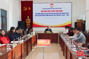 Tập huấn công tác bầu cử Đại biểu Quốc hội và HĐND các cấp