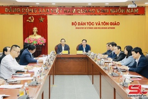 Bộ Dân tộc và Tôn giáo làm việc với Thường trực Tỉnh ủy Sơn La
