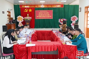 Tổ công tác số 14 của Ban Thường vụ Tỉnh ủy dự, chỉ đạo kiểm điểm đối với Ban Thường vụ Đảng ủy xã Muổi Nọi