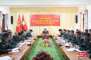 'Bộ Tư lệnh BĐBP tập huấn pháp luật, nghiệp vụ phòng, chống tội phạm và vi phạm pháp luật