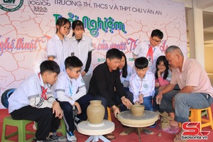 'Trải nghiệm “Nghệ thuật tạo hình gốm của người Thái ở Sơn La”