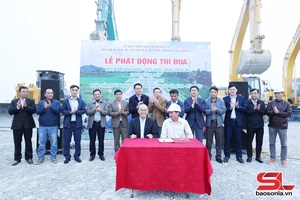 Phát động thi đua hoàn thành Dự án Đầu tư xây dựng tuyến đường bộ cao tốc Hòa Bình - Mộc Châu trước 31/12/2027