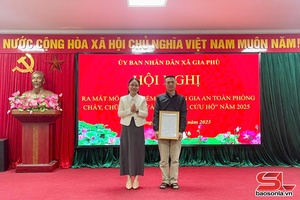 'Gia Phù ra mắt mô hình điểm “Tổ liên gia an toàn phòng cháy và chữa cháy”