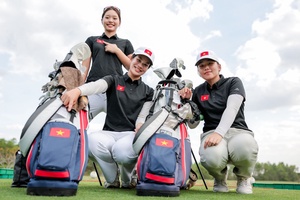 'Tuyển golf Việt Nam sẵn sàng cho ngày thi đấu chính thức