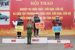 'Hội thao nghiệp vụ chữa cháy và cứu nạn, cứu hộ năm 2025