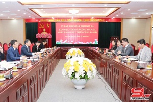 UBND tỉnh làm việc với Đoàn công tác của Ngân hàng Phát triển châu Á