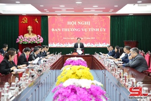 Ban Thường vụ Tỉnh ủy họp quyết định một số nội dung theo thẩm quyền