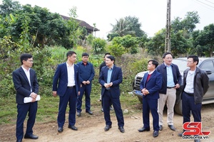 Đồng chí Phó Chủ tịch UBND tỉnh làm việc với các xã khu vực Sông Mã