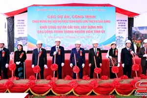 Khởi công Dự án cải tạo, xây dựng mới các công trình trong khuôn viên Tỉnh ủy