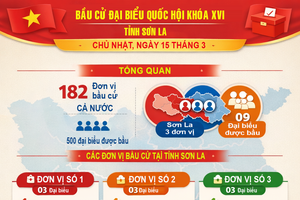 ' Đơn vị bầu cử Đại biểu Quốc hội của tỉnh Sơn La
