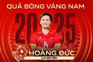 'Nguyễn Hoàng Đức đoạt Quả bóng vàng Việt Nam 2025