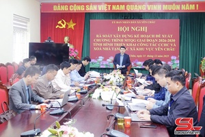 Rà soát xây dựng kế hoạch đề xuất Chương trình MTQG giai đoạn 2026–2030 tại các xã khu vực Yên Châu