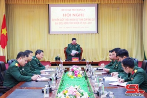 'Bộ CHQS tỉnh Sơn La giới thiệu nhân sự ứng cử đại biểu HĐND tỉnh nhiệm kỳ 2026 - 2031