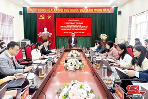 Đoàn giám sát số 02 của Tỉnh ủy làm việc với các địa phương về công tác bầu cử