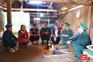 'Đồn Biên phòng Mường Lèo hướng về Đại hội lần thứ XIV của Đảng