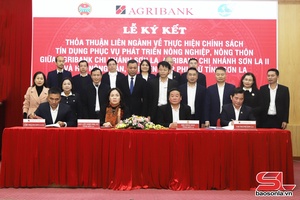 Ký kết thực hiện chính sách tín dụng phục vụ phát triển nông nghiệp, nông thôn