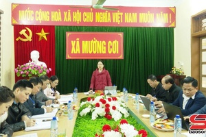 'Kiểm tra công tác bầu cử đại biểu HĐND tỉnh tại xã Mường Cơi