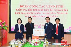 Đồng chí Phó Chủ tịch Thường trực UBND tỉnh nắm tình hình, công tác trực Tết tại các đơn vị