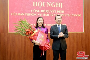 Bổ nhiệm Phó Trưởng Ban Tuyên giáo và Dân vận Tỉnhh ủy Sơn La