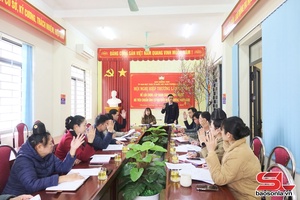 'Hiệp thương lần thứ ba lựa chọn những người đủ tiêu chuẩn ứng cử đại biểu HĐND phường Chiềng An