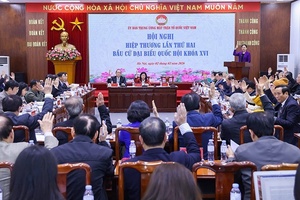 Công bố danh sách chính thức những người ứng cử đại biểu Quốc hội khóa XVI