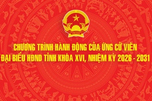 'CHƯƠNG TRÌNH HÀNH ĐỘNG CỦA ỨNG CỬ VIÊN ĐẠI BIỂU HĐND TỈNH KHÓA XVI, NHIỆM KỲ 2026 - 2031