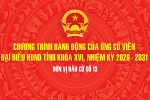 'CHƯƠNG TRÌNH HÀNH ĐỘNG CỦA ỨNG CỬ VIÊN ĐẠI BIỂU HĐND TỈNH KHÓA XVI, NHIỆM KỲ 2026 - 2031 TẠI ĐƠN VỊ BẦU CỬ SỐ 13