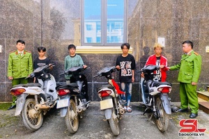 'Bắt giữ nhóm thanh thiếu niên thực hiện nhiều vụ trộm cắp xe máy