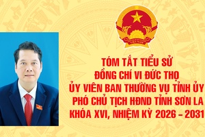 TÓM TẮT TIỂU SỬ ĐỒNG CHÍ VI ĐỨC THỌ, ỦY VIÊN BAN THƯỜNG VỤ TỈNH ỦY, PHÓ CHỦ TỊCH HĐND TỈNH SƠN LA KHÓA XVI, NHIỆM KỲ 2026 – 2031