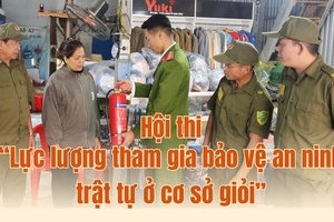 HỘI THI “LỰC LƯỢNG THAM GIA BẢO VỆ AN NINH, TRẬT TỰ Ở CƠ SỞ GIỎI” TỈNH SƠN LA NĂM 2026