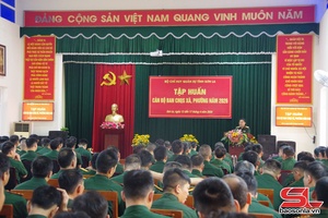 Tập huấn cán bộ Ban CHQS xã, phường năm 2026