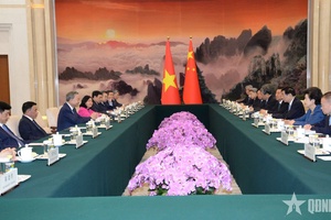 Tổng Bí thư, Chủ tịch nước Tô Lâm hội kiến Chủ tịch Chính hiệp toàn quốc Trung Quốc Vương Hộ Ninh