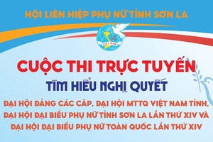 'Thể lệ Cuộc thi trực tuyến tìm hiểu Nghị quyết Đại hội Đảng các cấp, Đại hội MTTQ Việt Nam tỉnh, Đại hội đại biểu Phụ nữ tỉnh Sơn La lần thứ XIV và Đại hội đại biểu Phụ nữ toàn quốc lần thứ XIV, nhiệm kỳ 2026 - 2031